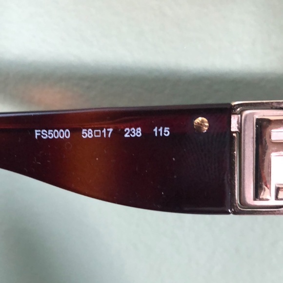Fendi Brown Sunglasses W/ Brown Case main image 5